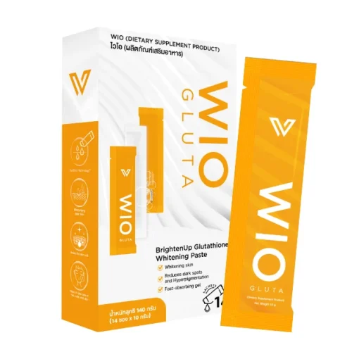 WIO Gluta ,ไวโอ กลูต้า ,กลูต้าผิวขาว, กลูต้าผิวขาวใส, กลูต้า , gluta , ผิวขาวกระจ่างใส