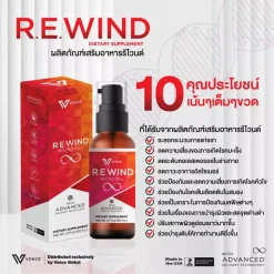 Rewind รีไวนด์ อาหารเสริม ภูมิคุ้มกัน ลดภูมิแพ้ บำรุงตับ 1