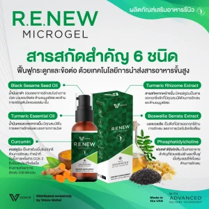 Renew อาหารเสริม ,แก้อักเสบ ,ข้อเข่าอักเสบ ,ปวดข้อเข่า,อาหารเสริมกระดูกและข้อ