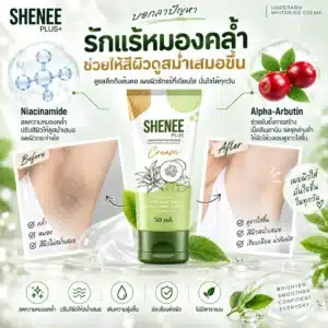 Niacinamide และ Alpha Arbutin ในครีมรักแร้ SHENEE Plus สำหรับรักแร้หมองคล้ำ